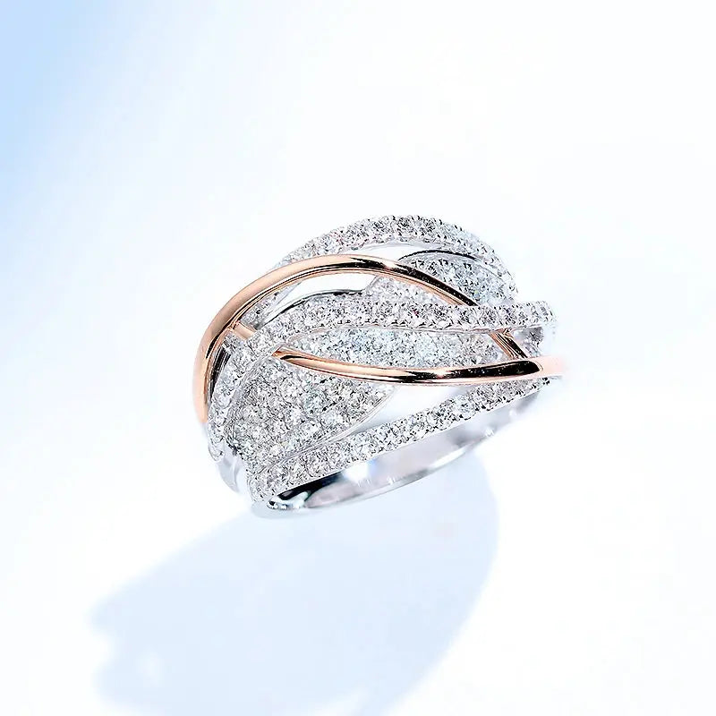 Zircon Mesh Engagement Ring BrightBox