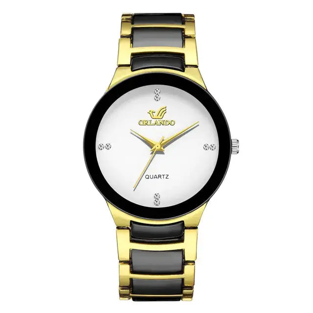 High Quality Men Stainless Steel Quartz Watch BrightBox
