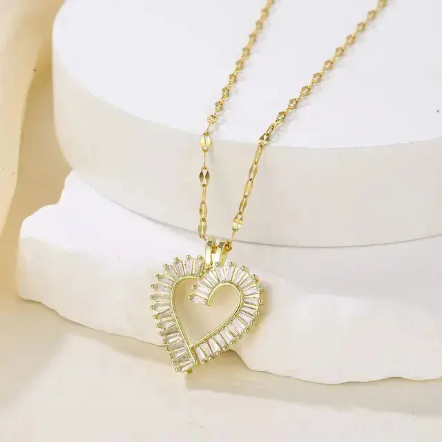 Double-layer Rotatable Sunflower Necklaces BrightBox