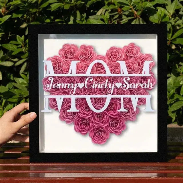 Custom Heart Shadowbox Frame Gift BrightBox