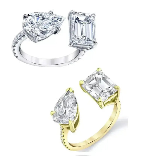 Cubic Zirconia Wedding Ring BrightBox