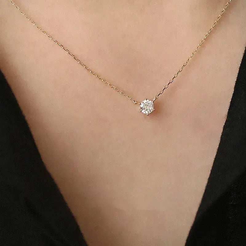 925 Sterling Silver 14k Gold-Plated Necklace BrightBox
