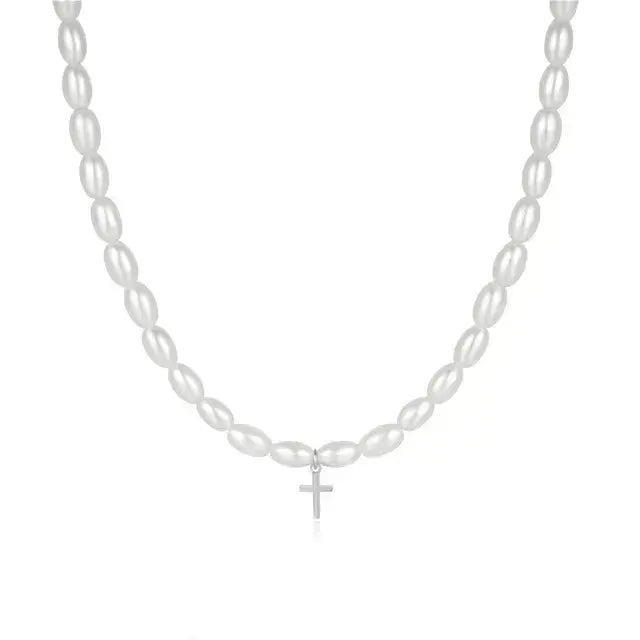 Sterling Silver French Millet Pearl Choker BrightBox