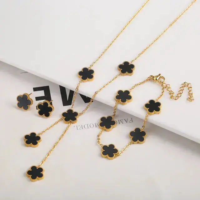 Adjustable Flower Bracelet and Necklace BrightBox