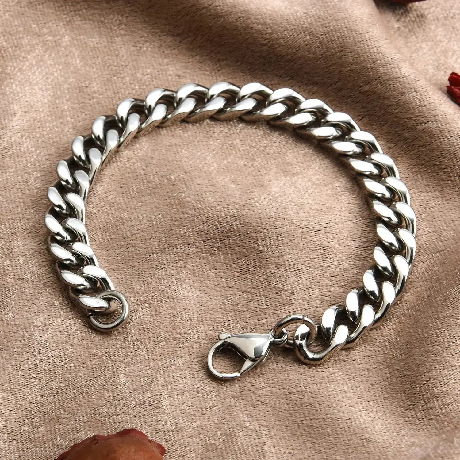 Men's Stainless Steel Cuban Link Bracelet BrightBox