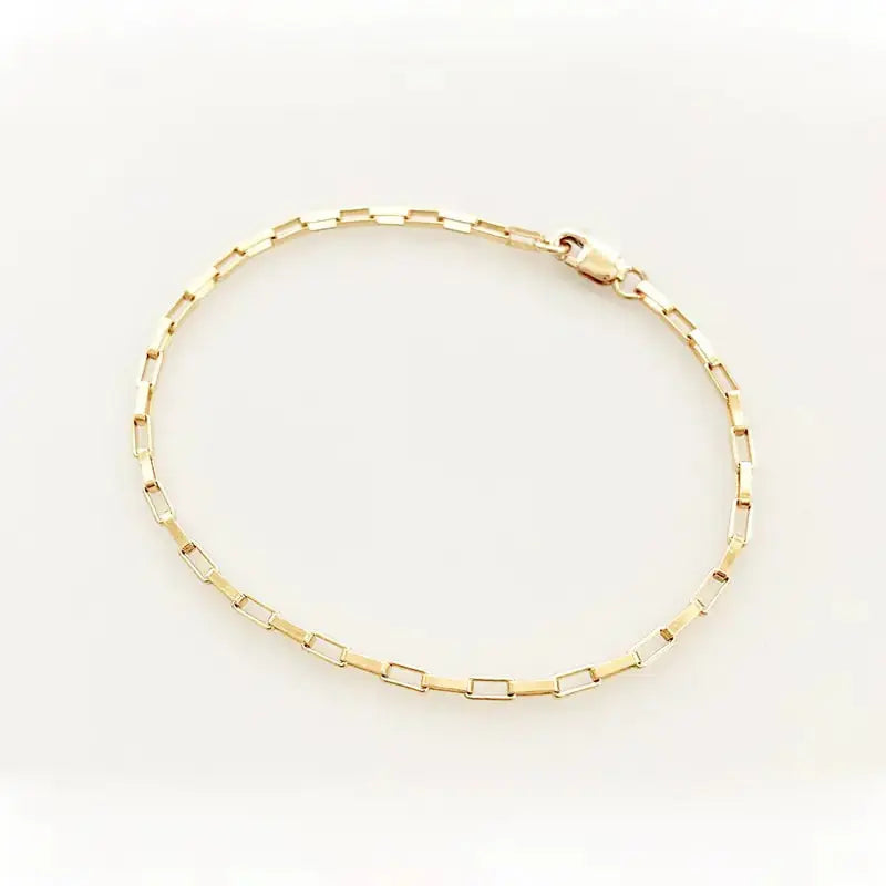 Gold Filled Chain Bracelet Handmade Jewelry BrightBox