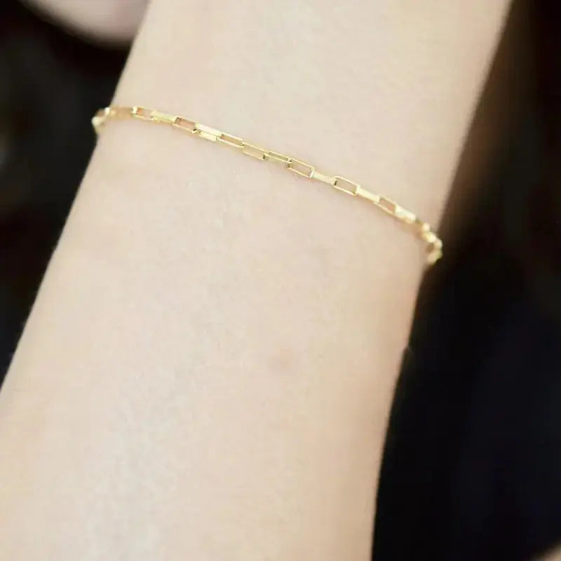 Gold Filled Chain Bracelet Handmade Jewelry BrightBox