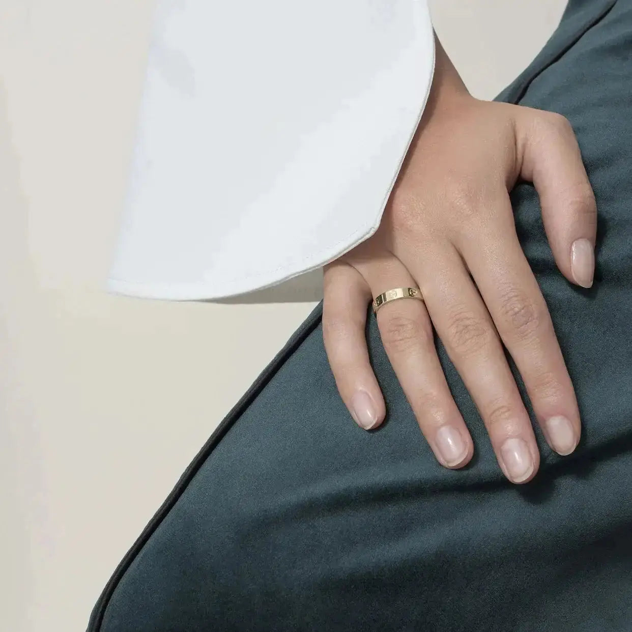 Stainless Steel Couple Rings BrightBox