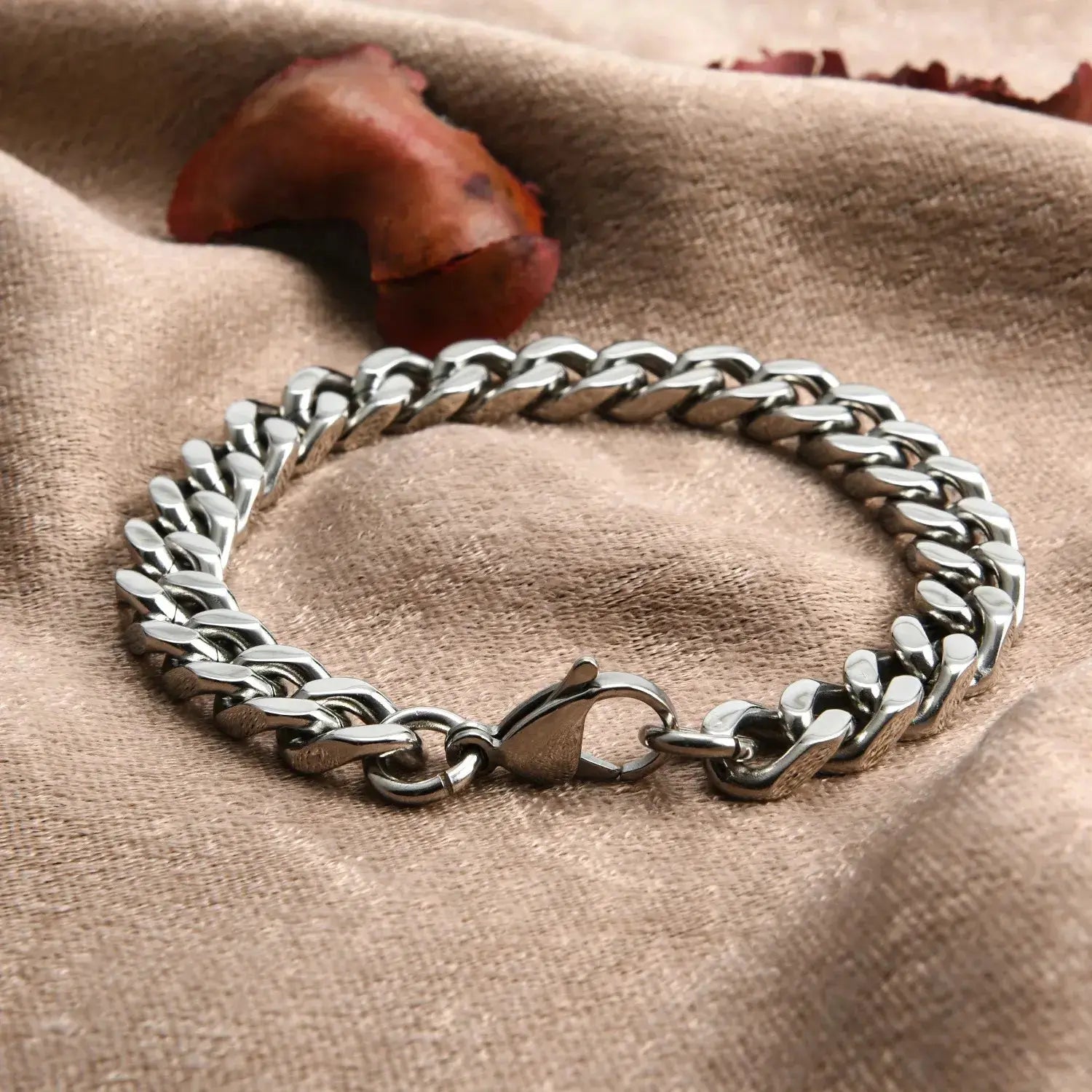 Men's Stainless Steel Cuban Link Bracelet BrightBox