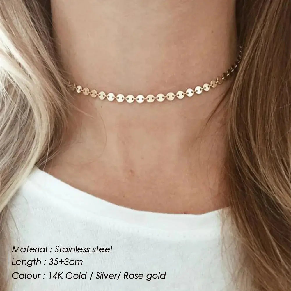 Layered Pendant Chokers BrightBox