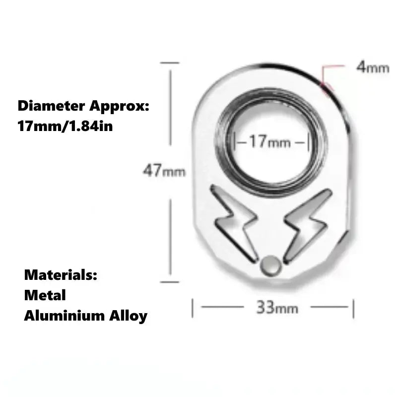 Fidget Spinner Keychain BrightBox