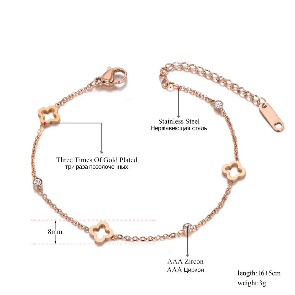 Stainless Steel Crystal Bracelets BrightBox