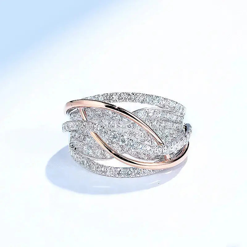 Zircon Mesh Engagement Ring BrightBox