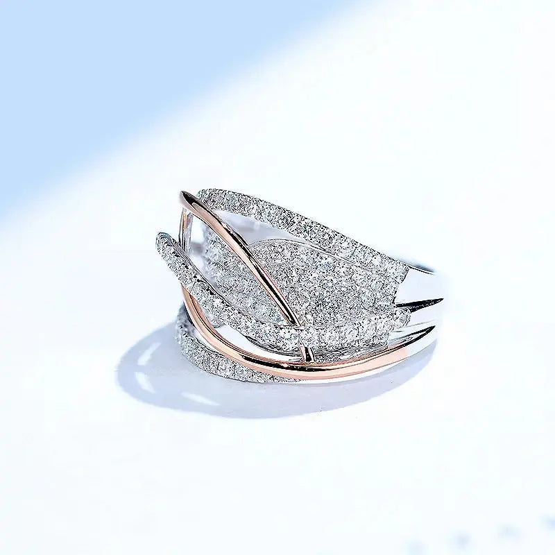 Zircon Mesh Engagement Ring BrightBox