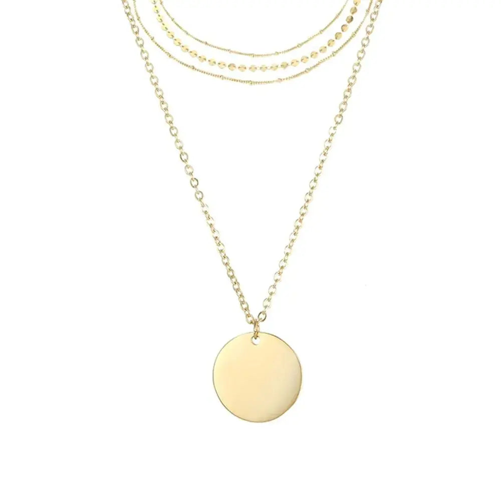 Layered Pendant Chokers BrightBox