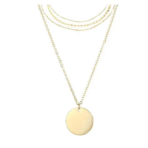Layered Pendant Chokers BrightBox