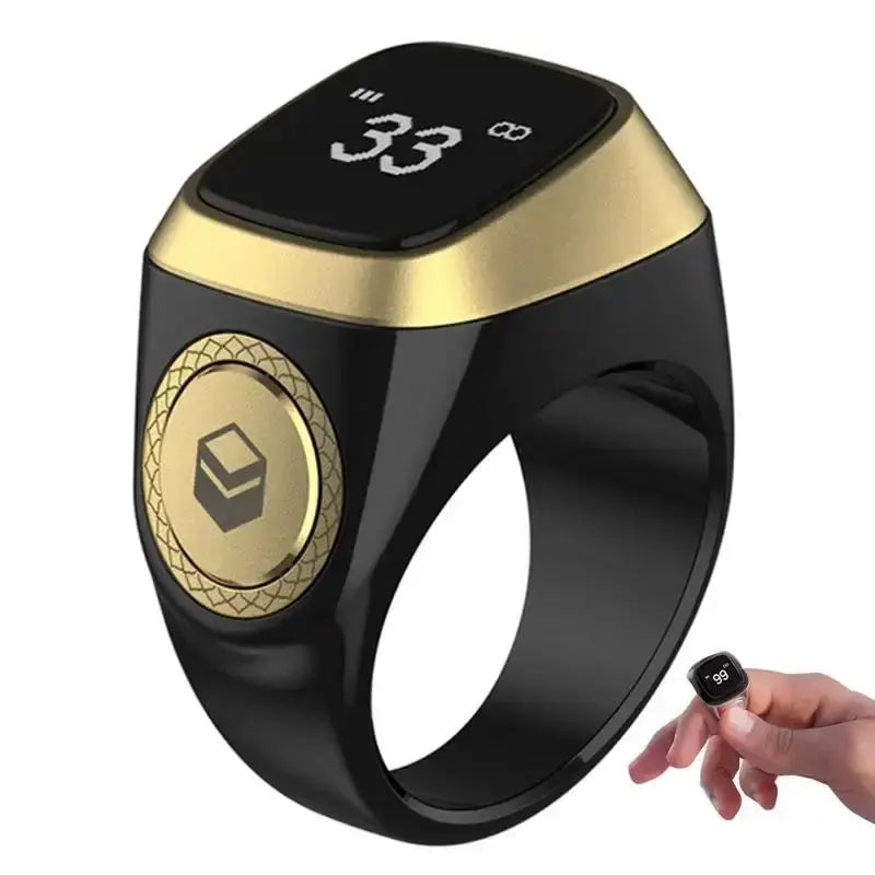 Smart Tasbih Tally Counter Ring BrightBox