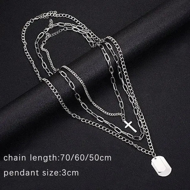 Coin letter Layered Necklaces BrightBox