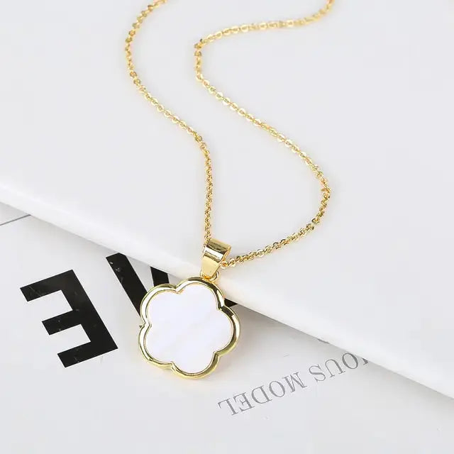 Plant Flower Pendant Necklace Women BrightBox