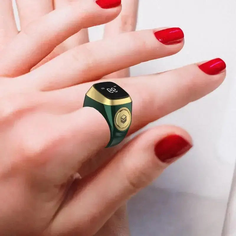Smart Tasbih Tally Counter Ring BrightBox