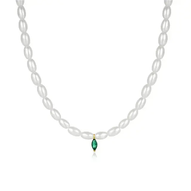 Sterling Silver French Millet Pearl Choker BrightBox