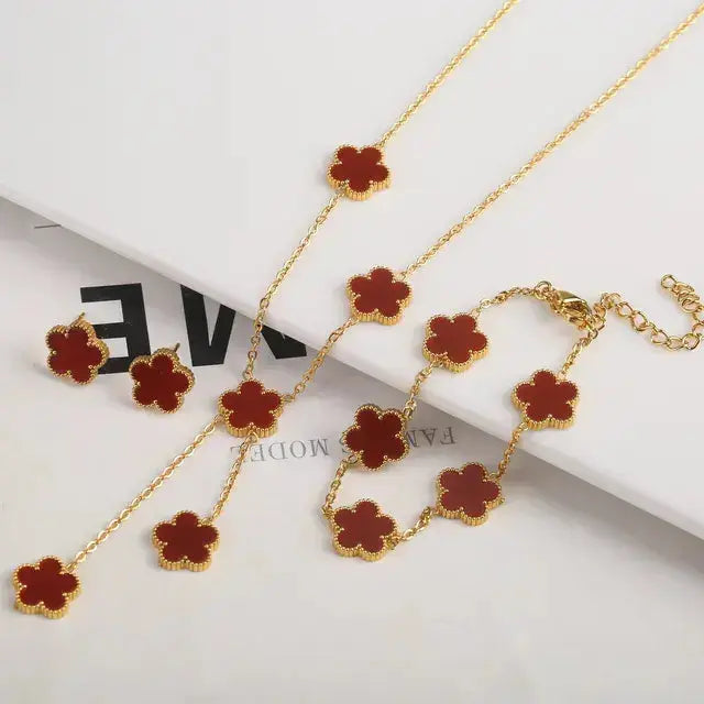 Adjustable Flower Bracelet and Necklace BrightBox