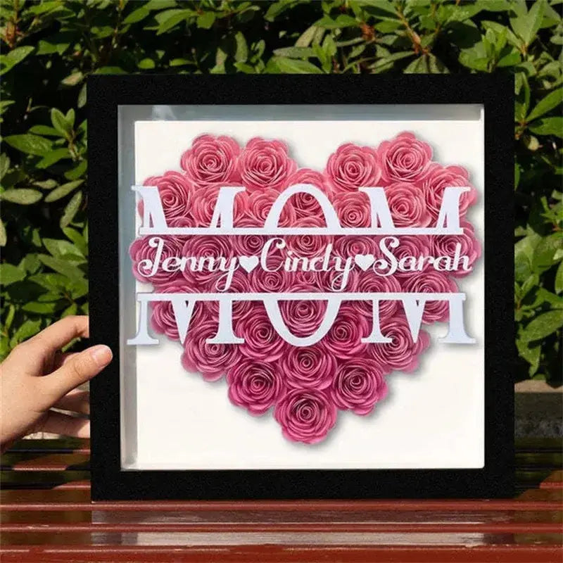 Custom Heart Shadowbox Frame Gift BrightBox