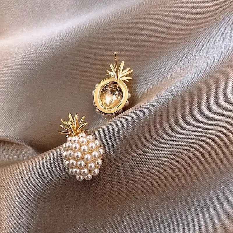 Pineapple Stud Earrings BrightBox