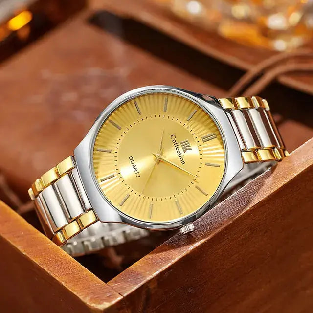High Quality Men Stainless Steel Quartz Watch BrightBox