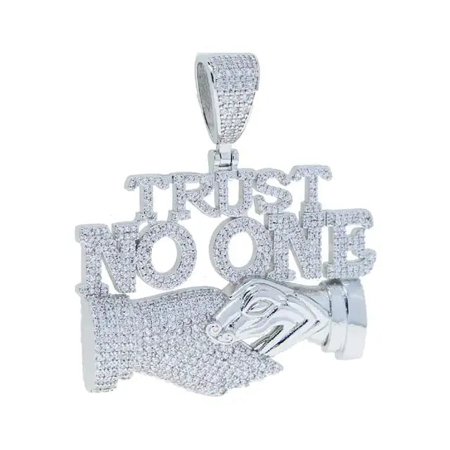 Trust No One Pendant Necklaces BrightBox